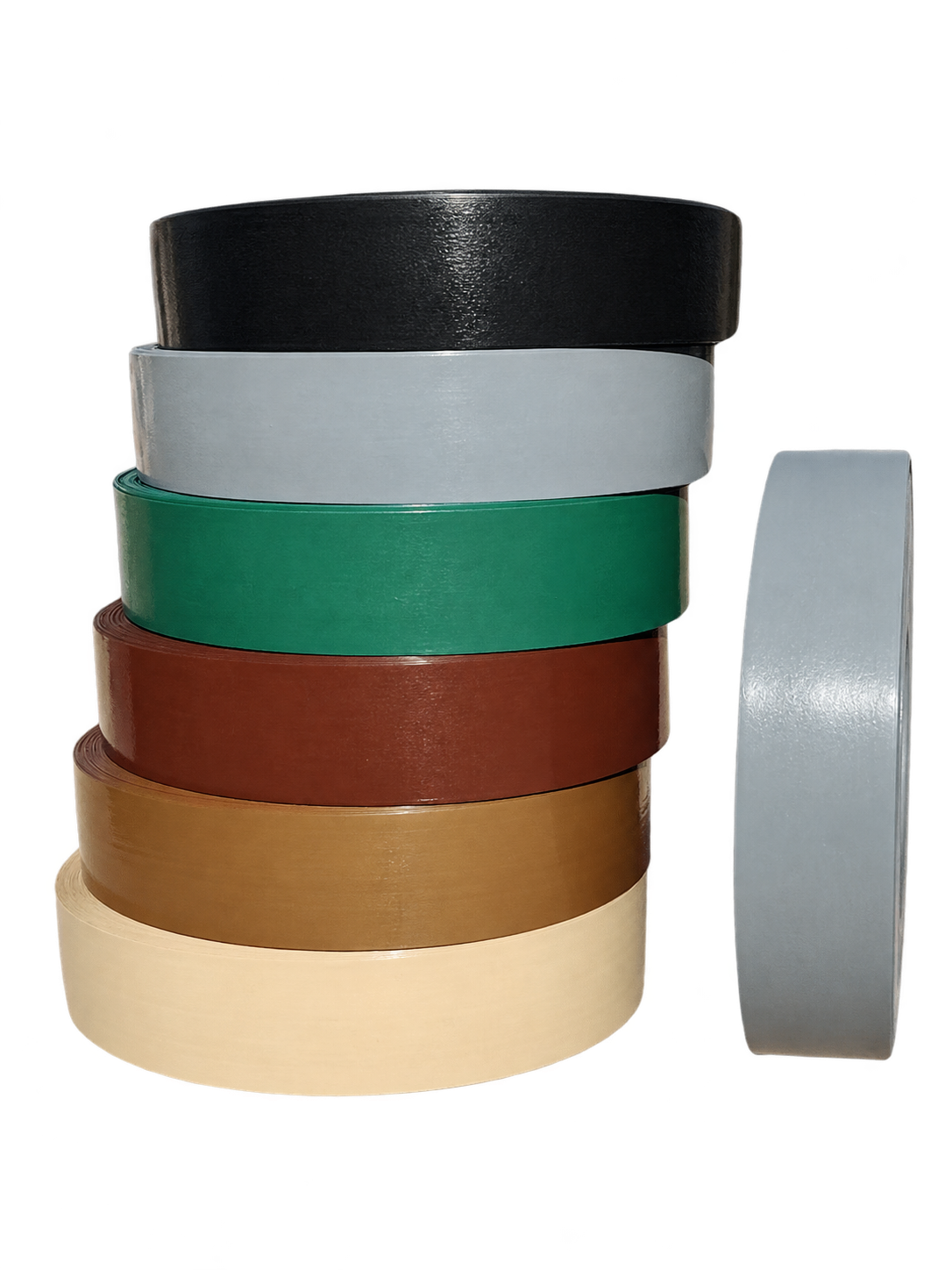 Rollos de cinta cubre cerco Novanta 75, color Gris Nórdico